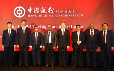 Inauguration ceremony for Sri Lanka’s yuan clearing bank held in Colombo