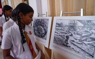 Photo Exhibition Commemorating the War of Resistance Against Japanese Aggression and the World Anti-Fascist War Held in Sri Lankan Schools
